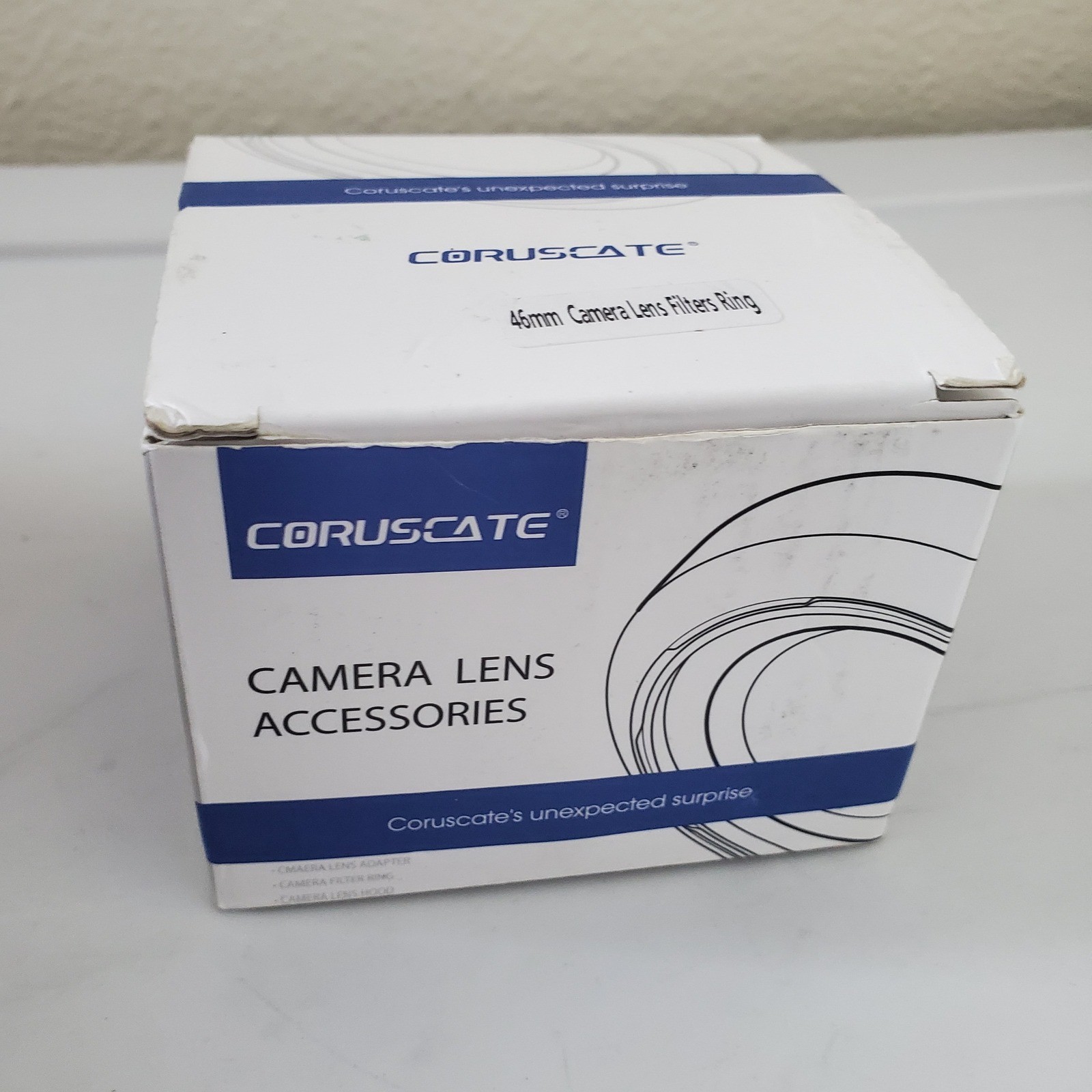 Coruscate 10Pcs 46mm Camera Lens Filter Step Up Adapter Ring Set with Cloth