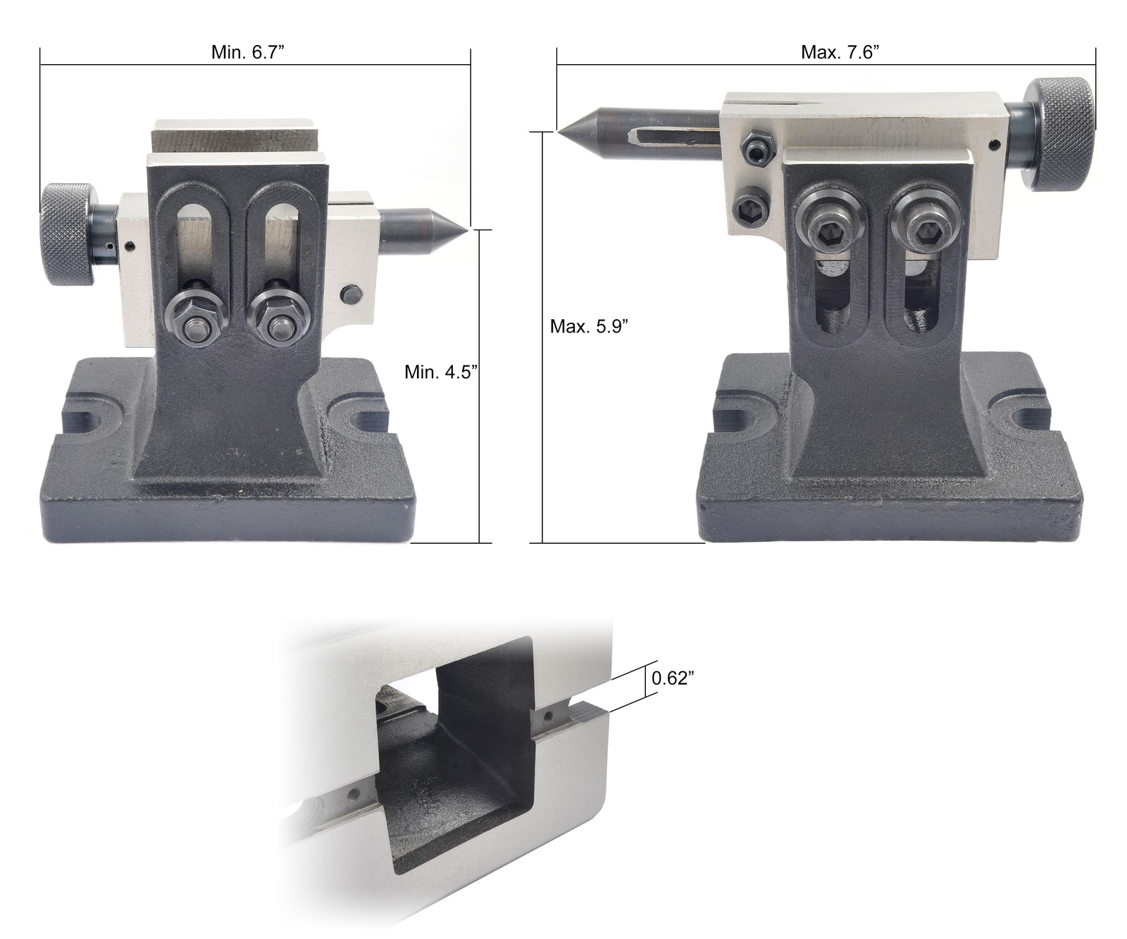 VERTEX ADJUSTABLE TAILSTOCK (3900-2409)