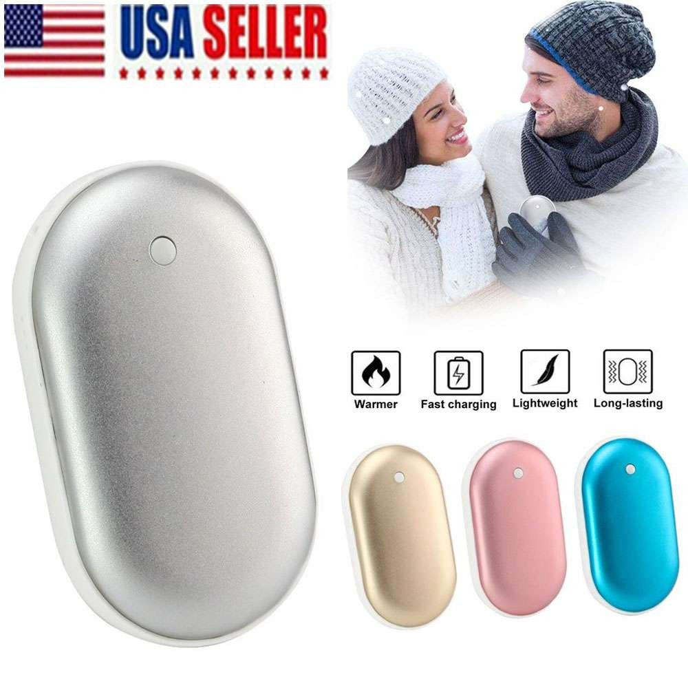 Rechargeable Hand Warmer USB Heater Reusable Electric HandWarmer Winter Gift