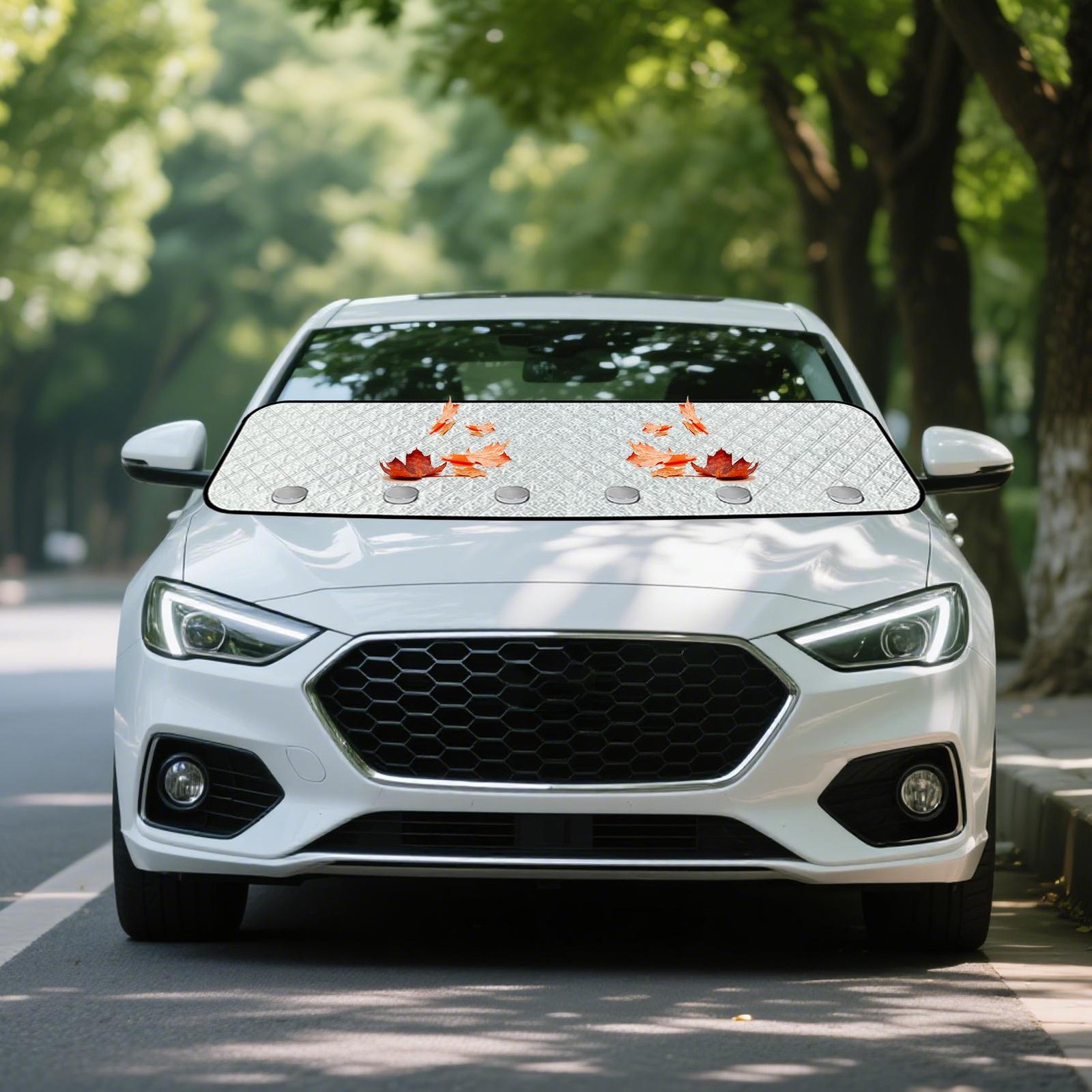 Automotive Front Shade Blocking Waterproof Protector For Dust Leaves Bird Daily