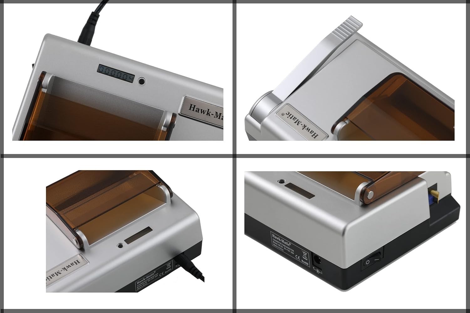 HawkMatic HK2 Electric Cigarette Injector Machine Cigarette Rolling Machine S...