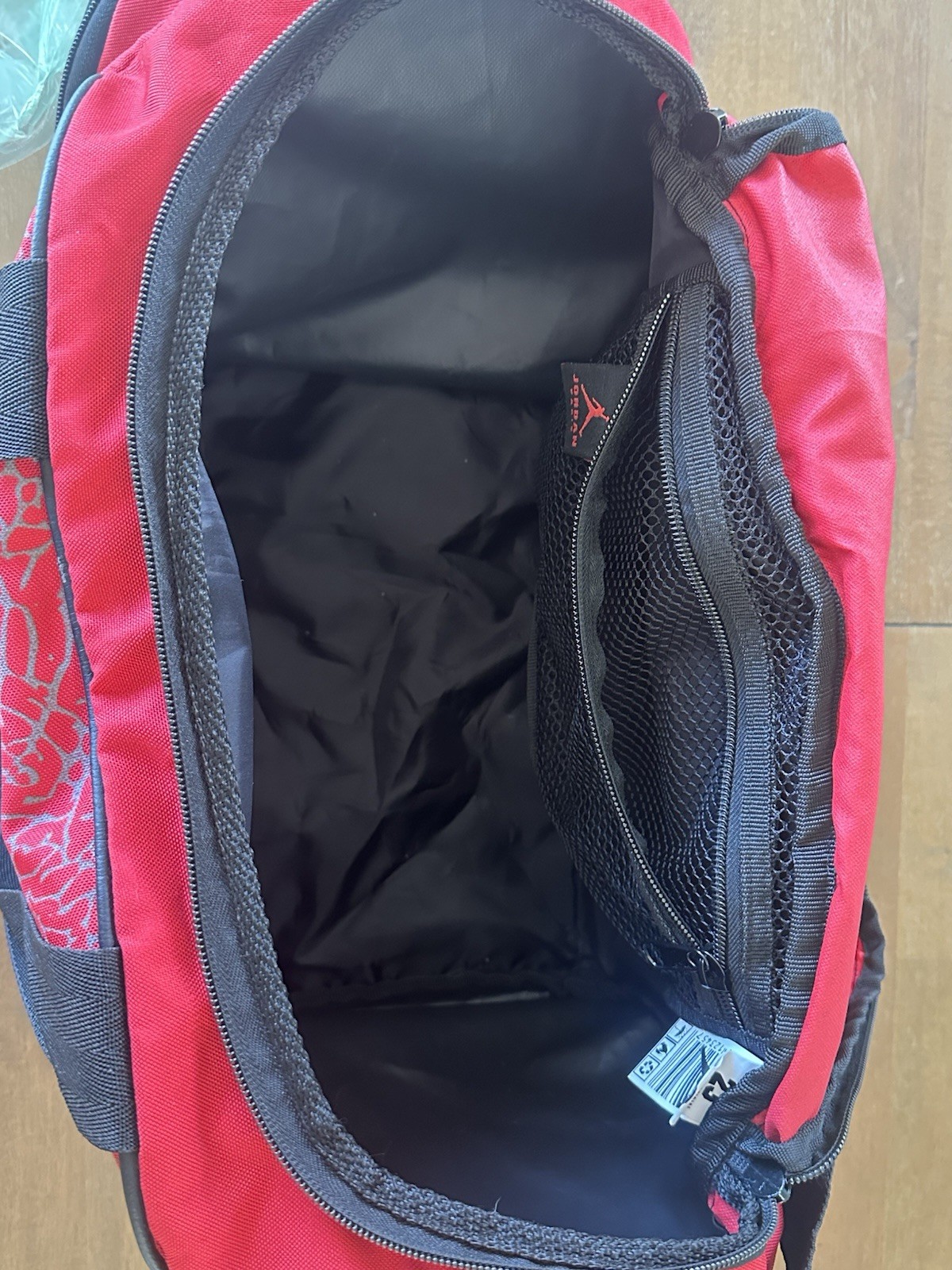 Nike Air Jordan Duffle Bag Jumpman Cement Elephant Print Red