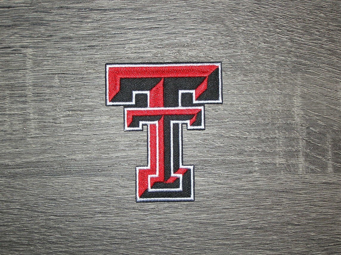 Texas Tech Red Raiders University College Embroidered Iron On Patch 2.5" x 3"