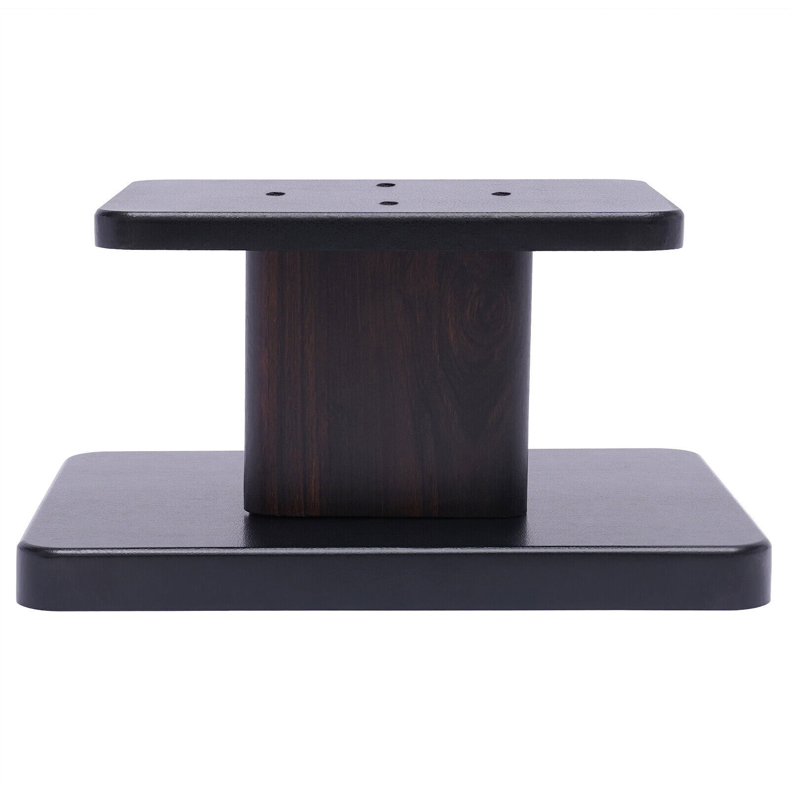 Elegant Black Walnut Speaker Stands for Bookshelf or Desktop Use