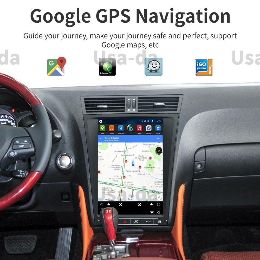 For Lexus GS300 GS330 12.1" Touch Screen Car GPS Navigation Radio Stereo CARPLAY