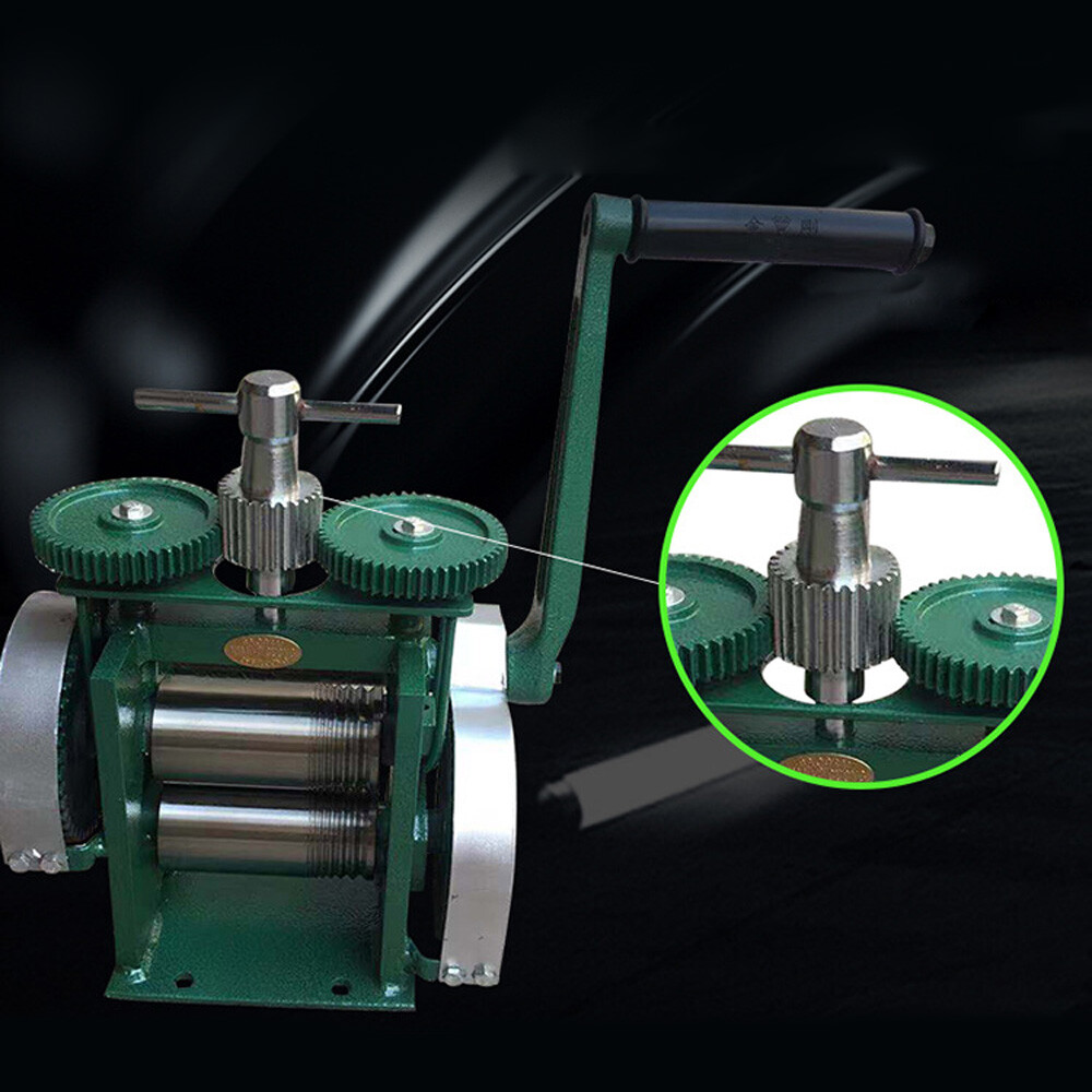 Manual Combination Rolling Mill Machine Jewelry Press Making (Flake+Round Wire)