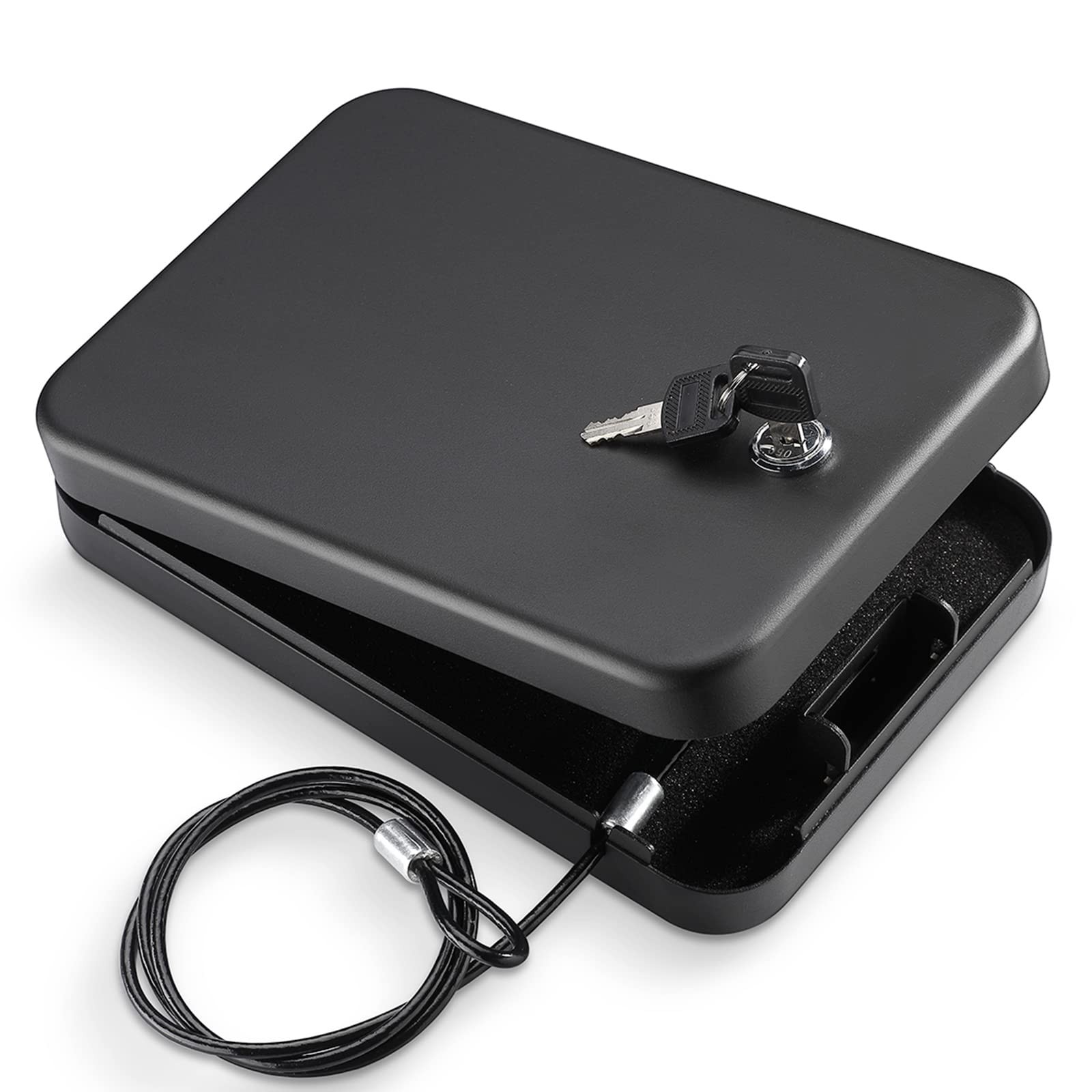 Younion Pistol Safe, Portable Travel Gun Lock Key lock, lock