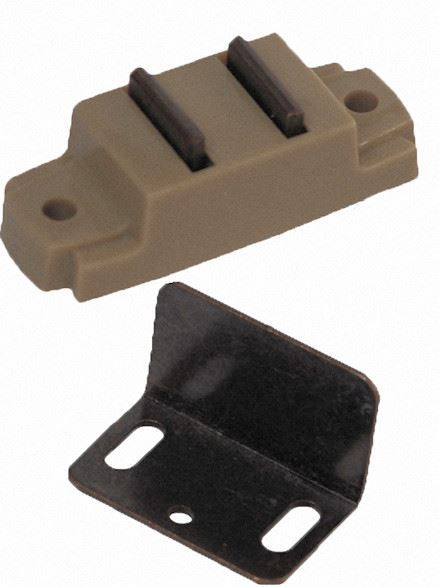 RV Style Right Angle Strike Magnetic Catch With Screws