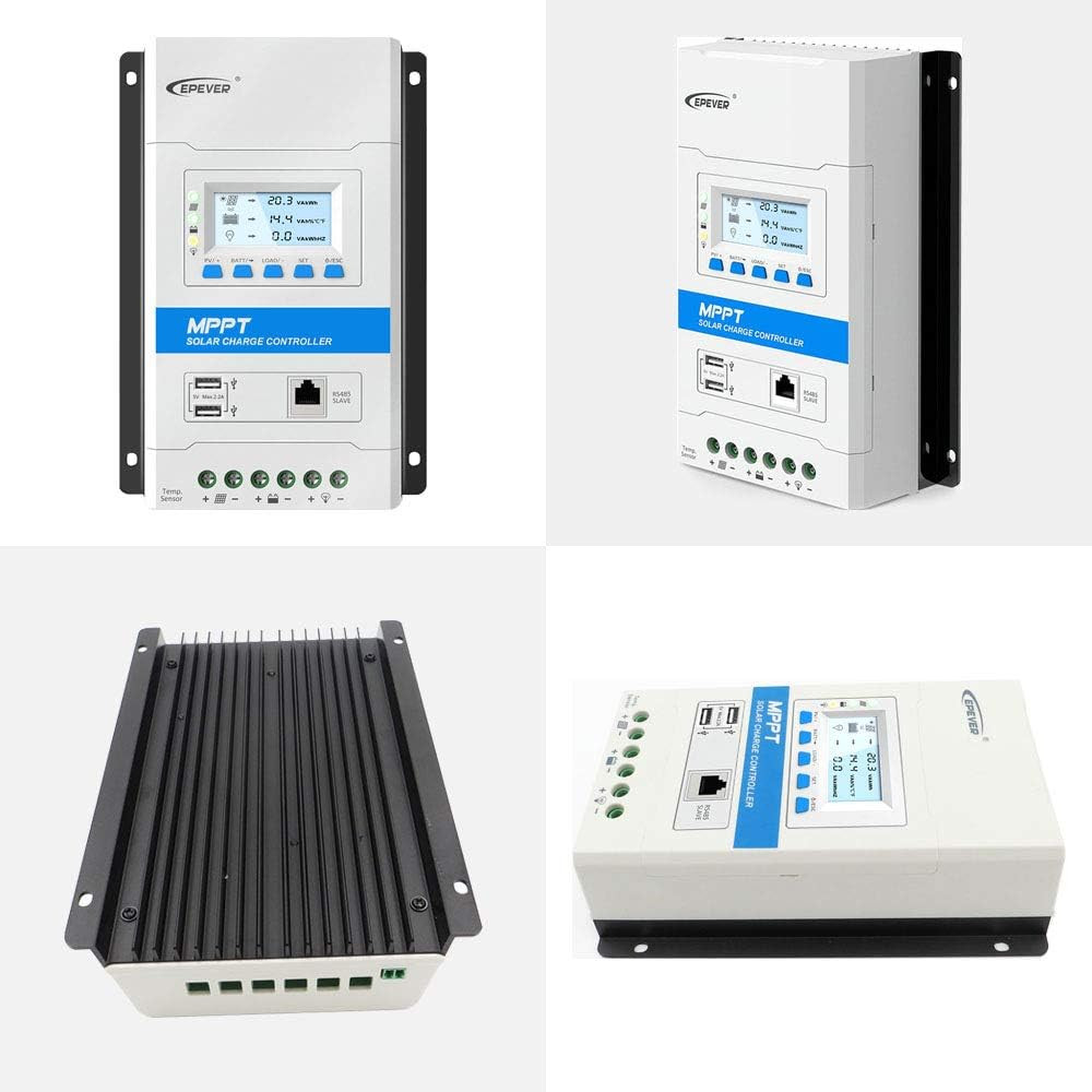 30A MPPT Solar Charge Controller 12V/24V Auto Working Max PV 100V Modular Design
