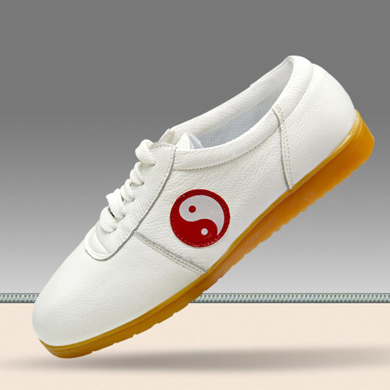 Leather Tai Chi Kung Fu Shoes Trainers Martial Arts Sneakers Sport Footwear Hot