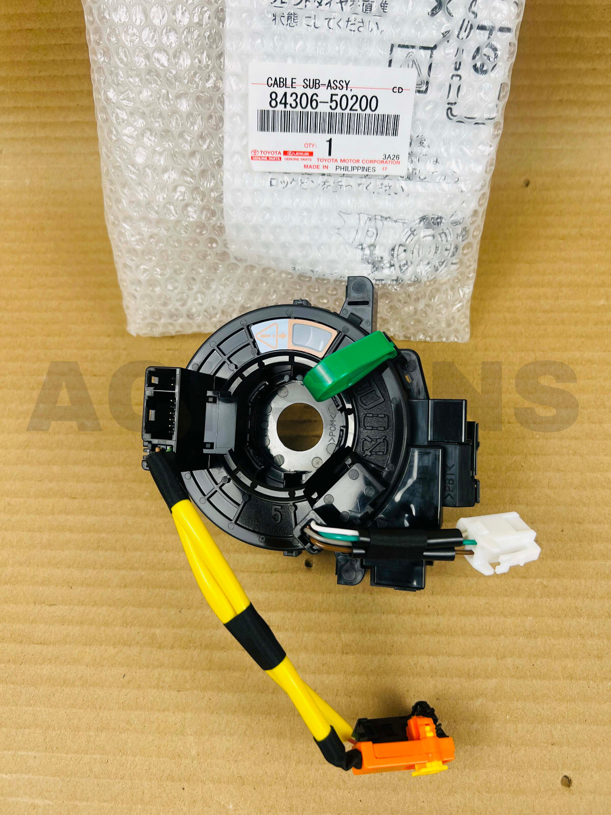 84306-50200 Lexus LS460 LS600h LX570 OEM Genuine Clock Spring Spiral Cable oem