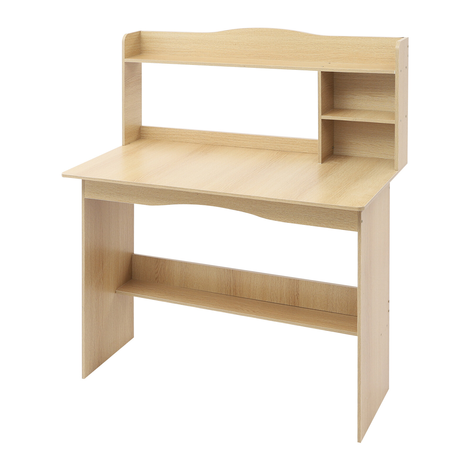 Modern Laptop Computer Desk Office Table PC Laptop Study Writing Desk Wood Color