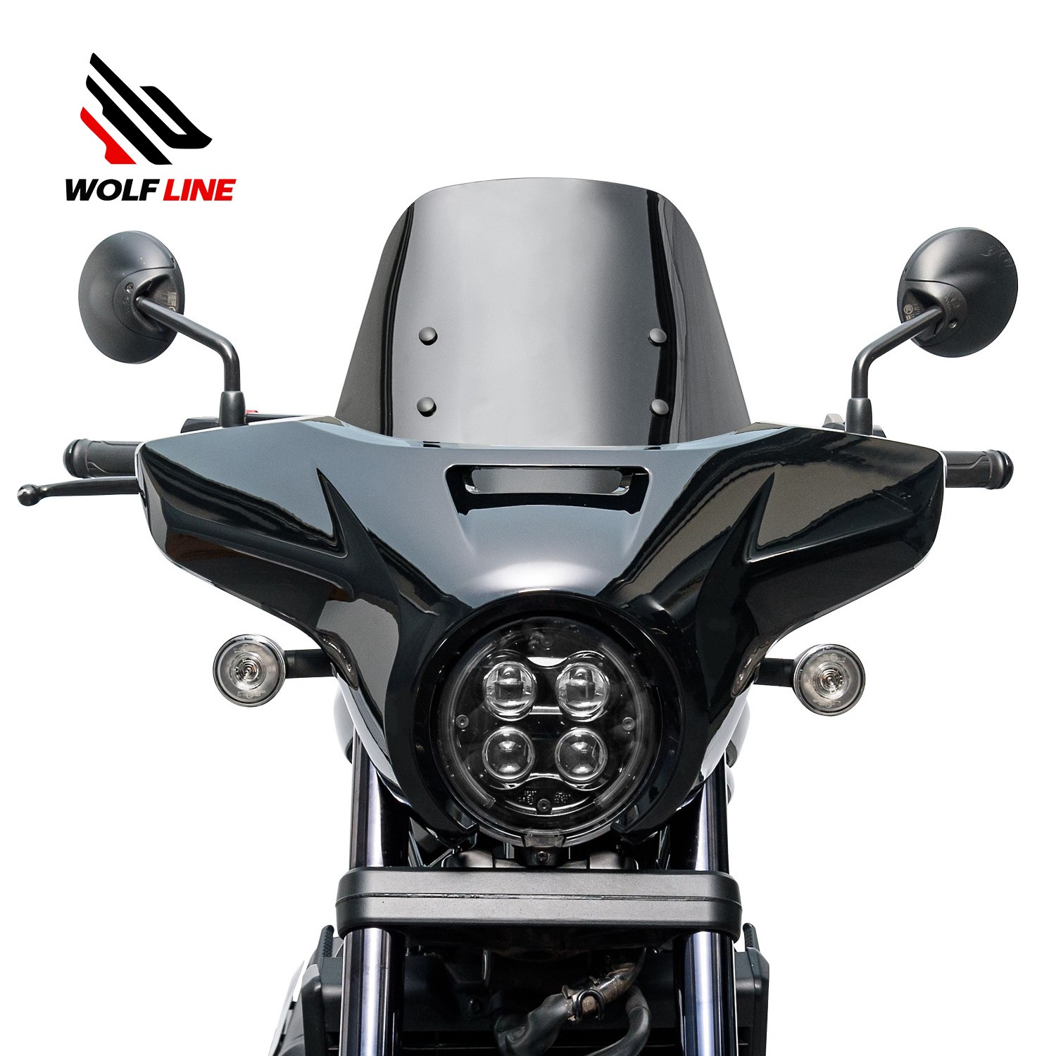 WOLFLINE Windshield Headlight Fairing & Cowl for Honda Rebel 1100 2021-2026
