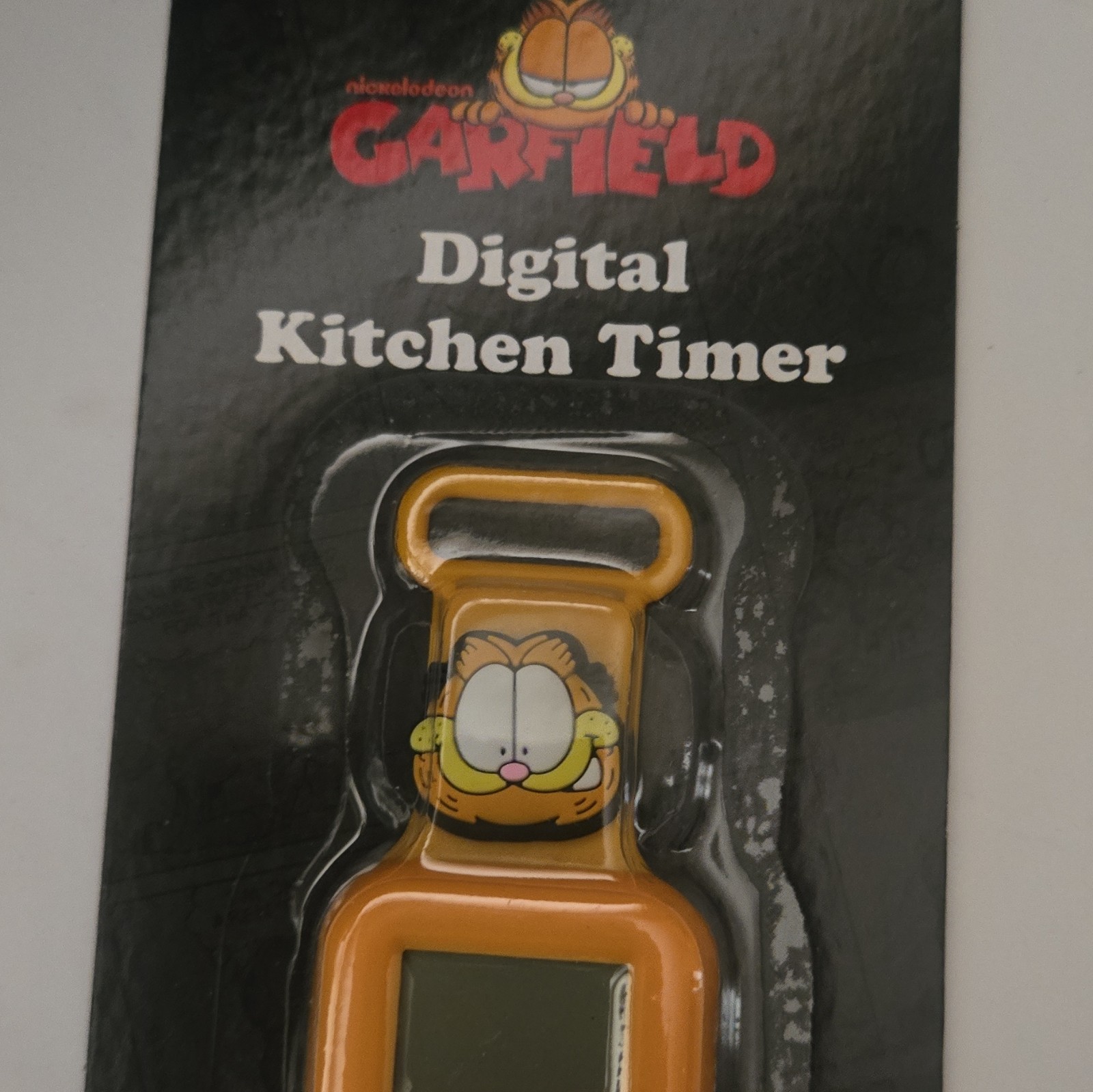 Best Brands Nickelodeon Garfield Digital Magnetic Kitchen Timer Orange Plastic