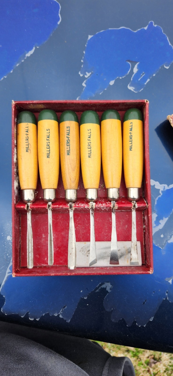 Carving Chisels, Millers Falls No. 106 Set of 6 Vintage Carving Chisels, USA