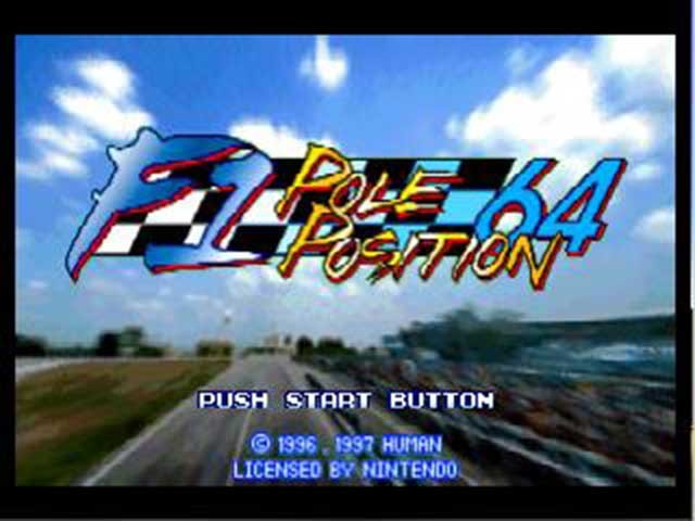 F1 Pole Position - Nintendo N64 Game