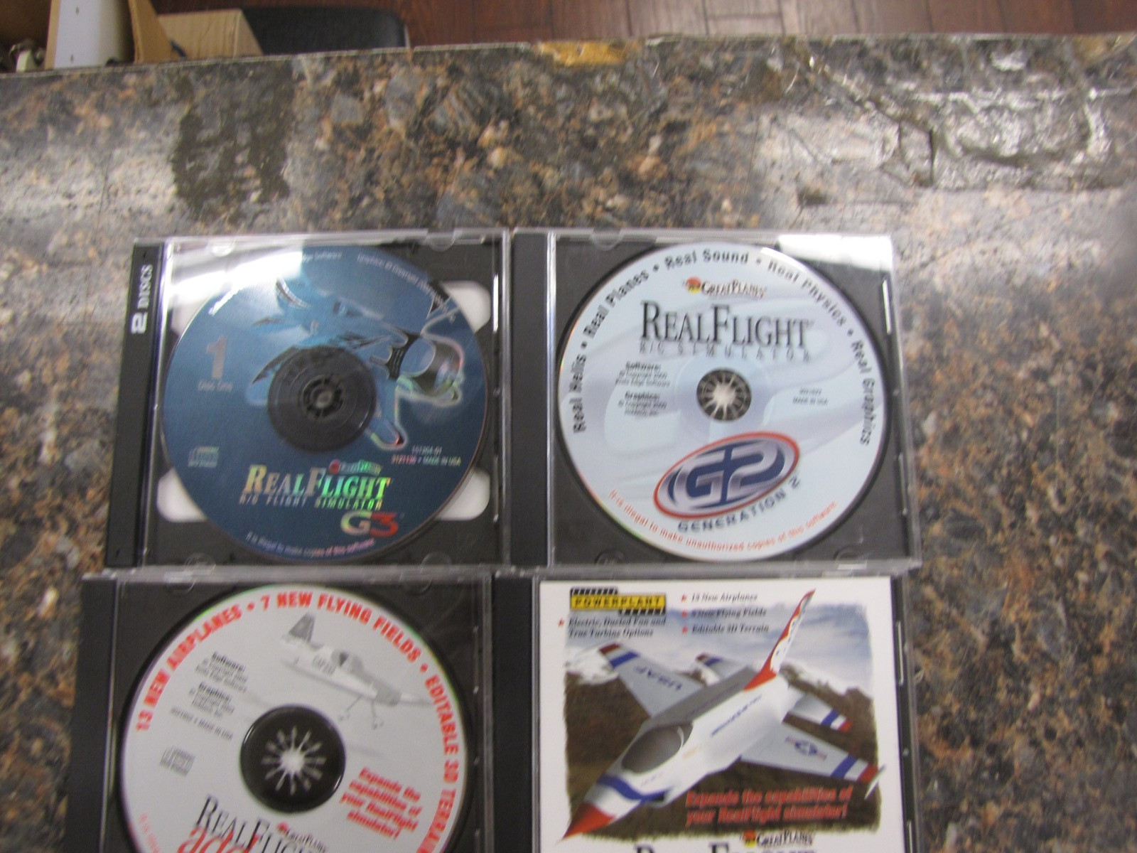 Lot (9) Great Planes RealFlight R/C Simulator & Add-Ons Software CD -HW1