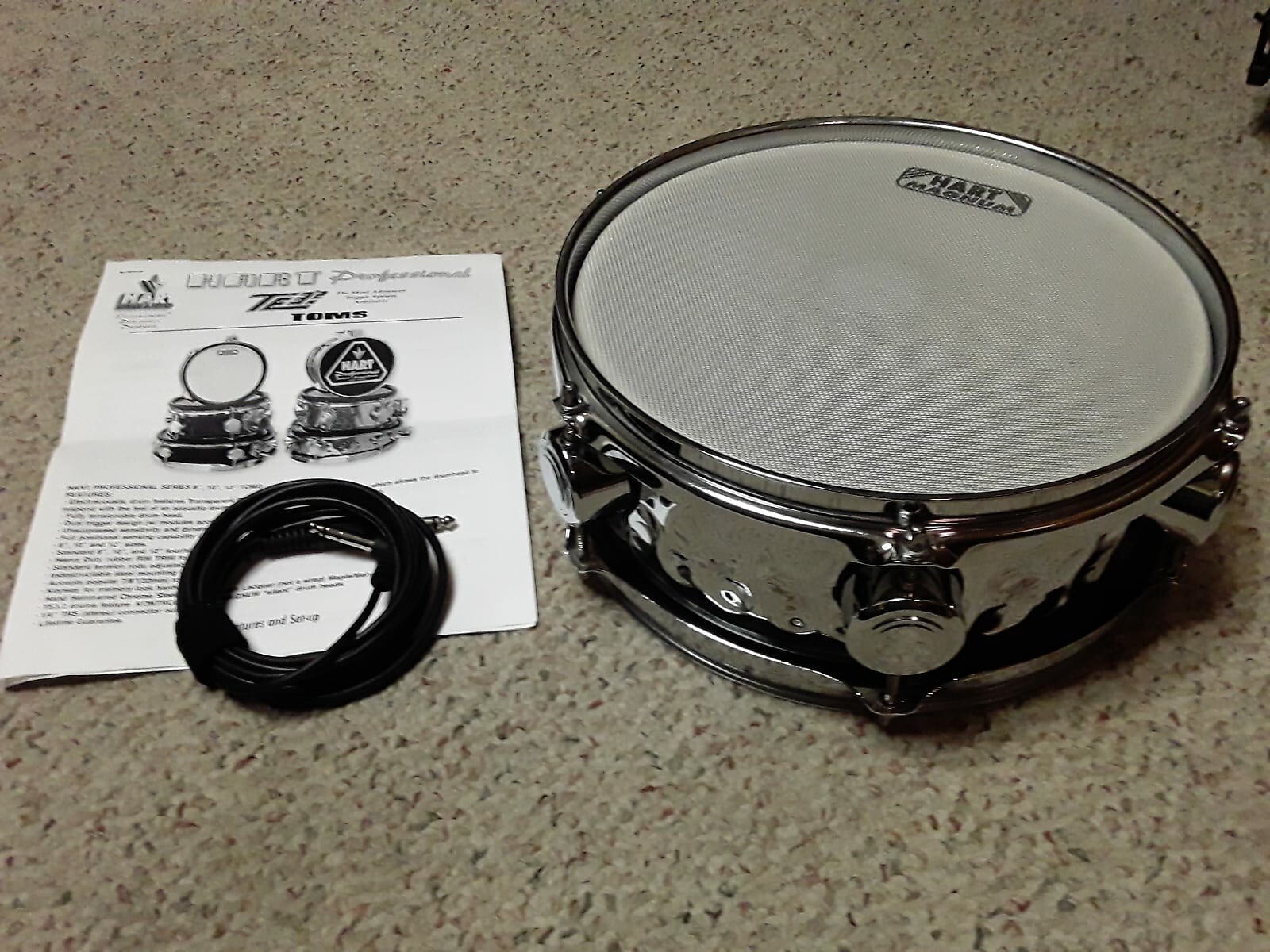 Hart Dynamics (TE 3.2) Drum Trigger Pad with Input Cable & Manual - *Never Used*