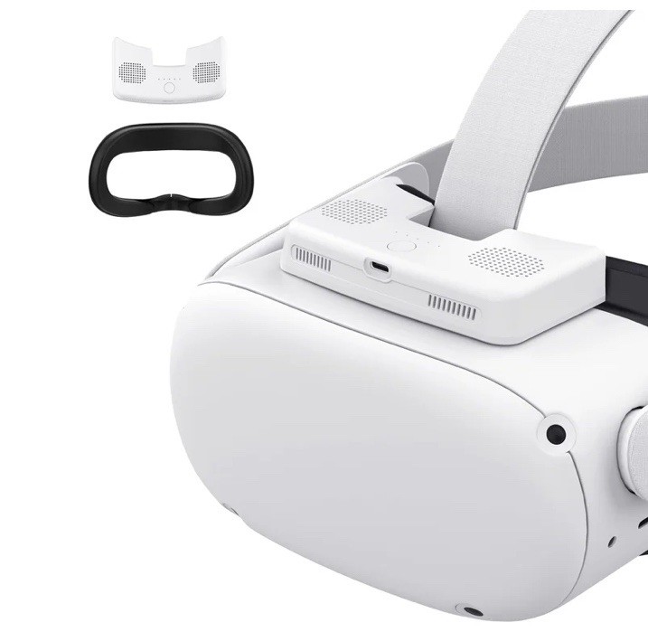 Sonicgrace Cooling Fan Face Pad for Meta Oculus Quest 2