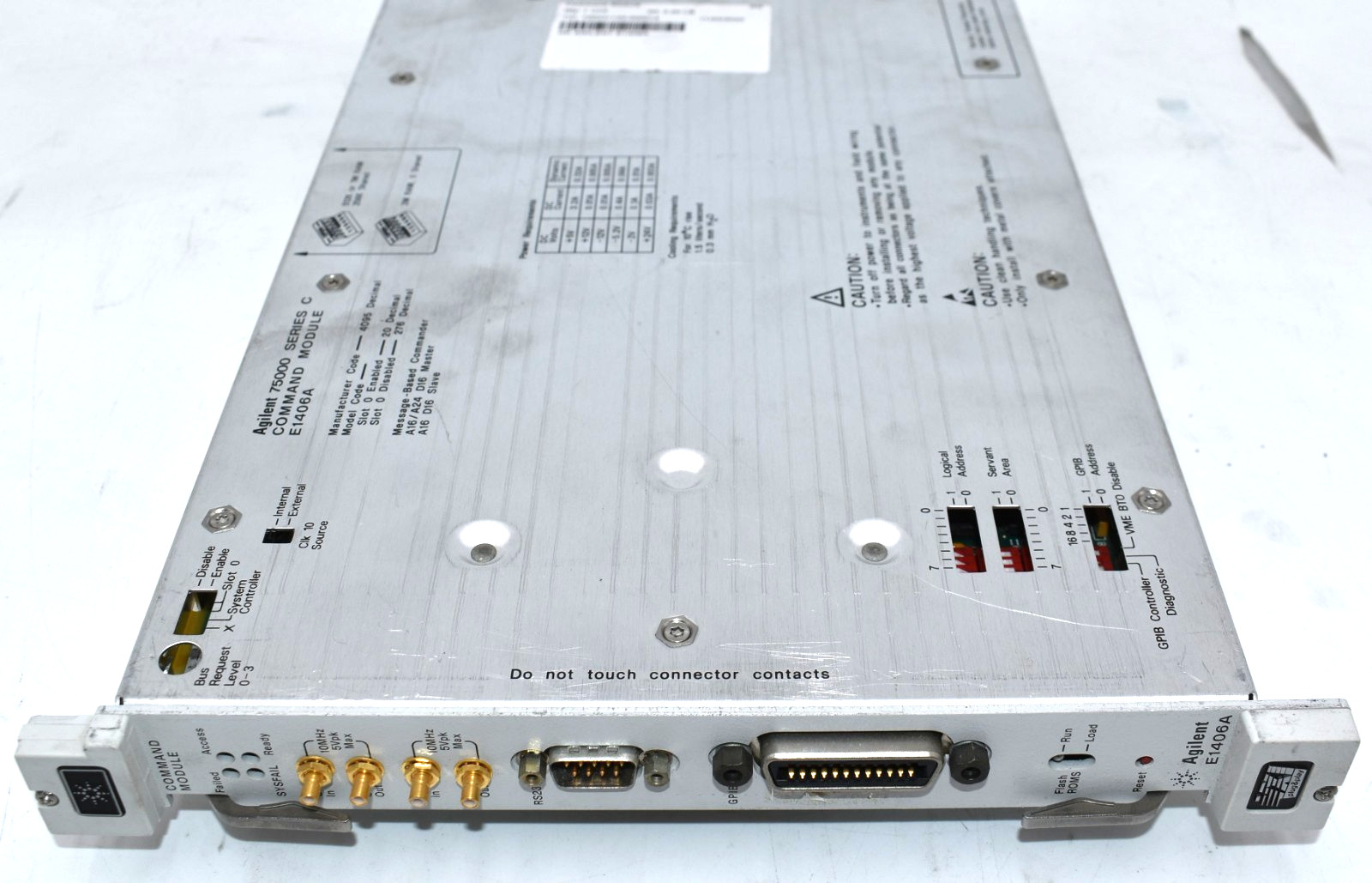 HP / Agilent 75000 Series C Command Module E1406A - Untested