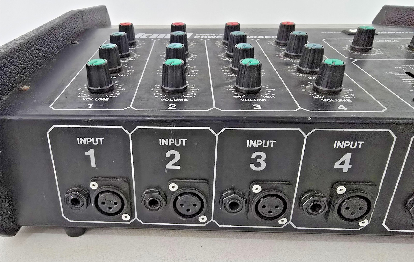 Vintage KMD Powered Mixer Amplifier Model PM4-75 Tested / Works