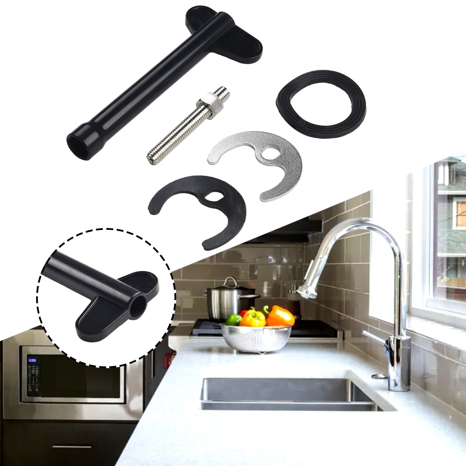 Brand New Tap Faucet Fixing Fitting Faucet Repair Set Tool Accessories