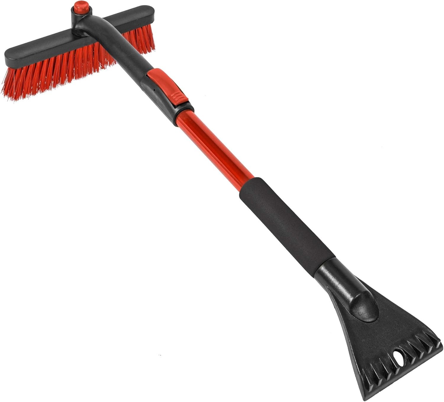 BDK Motor Trend 39" Extendable Snow Brush with Built-in Car Ice Scraper – Ergono