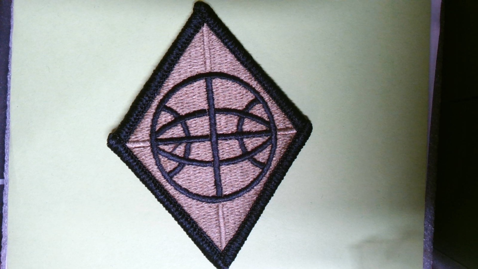 MILITARY PATCH HOOK AND LOOP OCP MULTICAM US ARMY FINANCIAL MANAGEMENT COMMAND