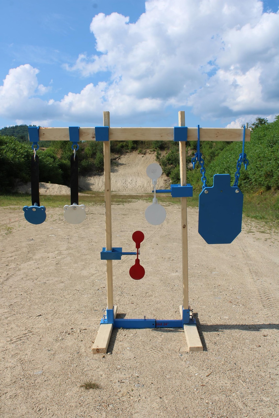 Bash Target Supply Chains Or Straps Ar500 Target Hanging Kit - 2 14 X3/8 Grade
