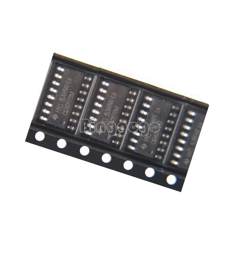10pcs CD4017 4017 SOP-16 SMD COUNTERS/DIVIDER NEW