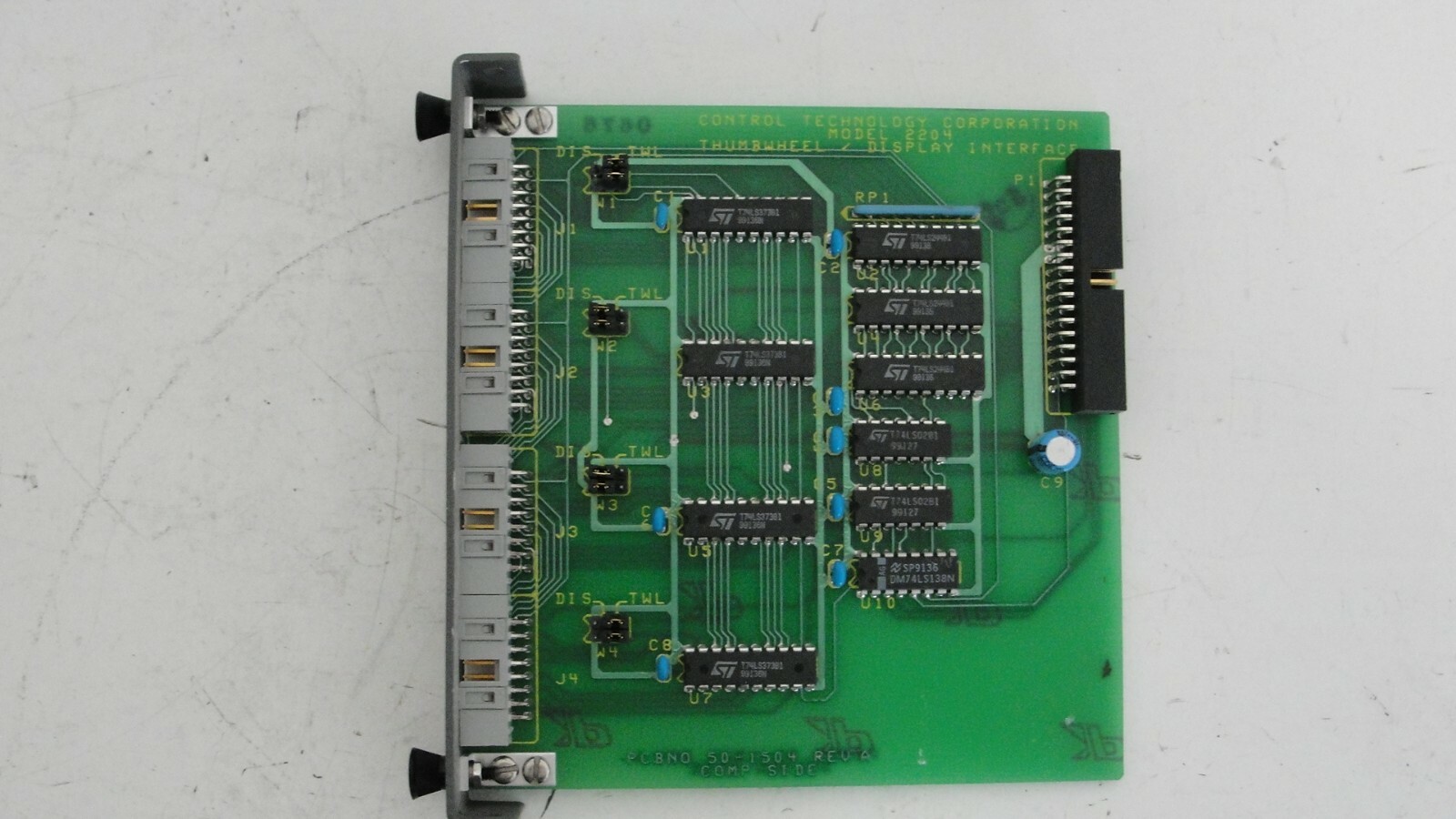 Control Technology Corporation 2204 thumbwheel display interface