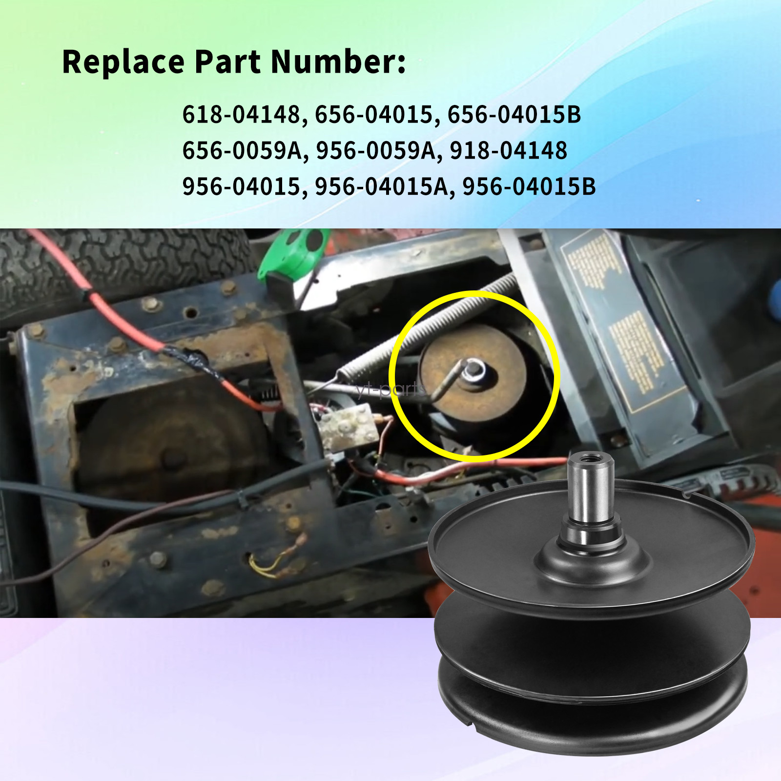 956-04015A 956-04015B Variable Speed Pulley fits MTD CUB Cadet Mini Rider