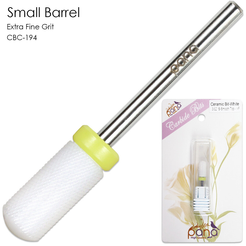 PANA 3/32" Shank Size - Smooth Top Large/Small Barrel Nail Ceramic Bit