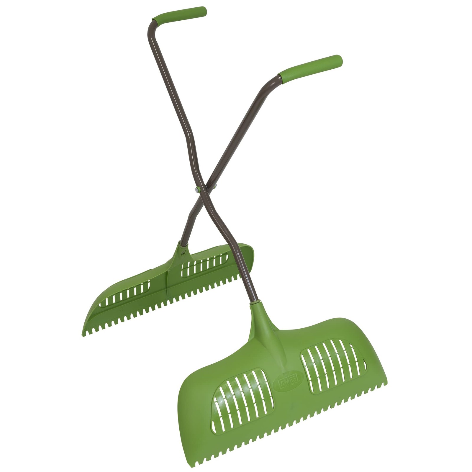 AMES Leaf Grabber Rake with Long Handle & Cushioned Grip for Leaves, Lawn Cli...