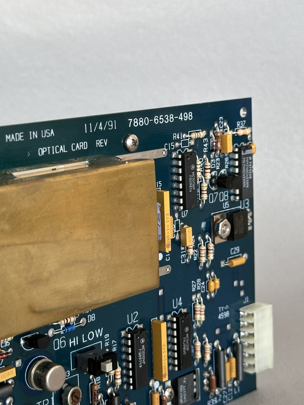 Weed Fiber-optics 6E01 7880-6538-498 Electrical Interface Module