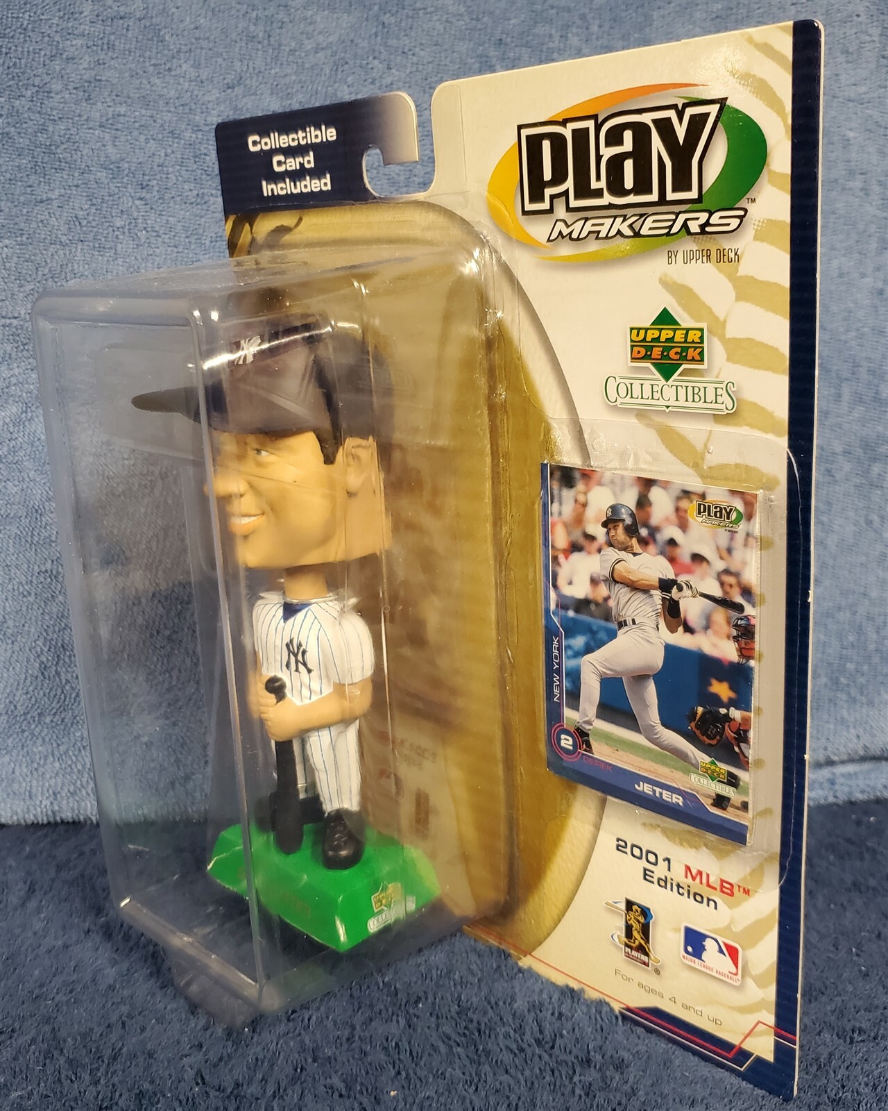 Upper Deck Playmakers Bobbin' Bobber Bobblehead - Derek Jeter New York Yankees