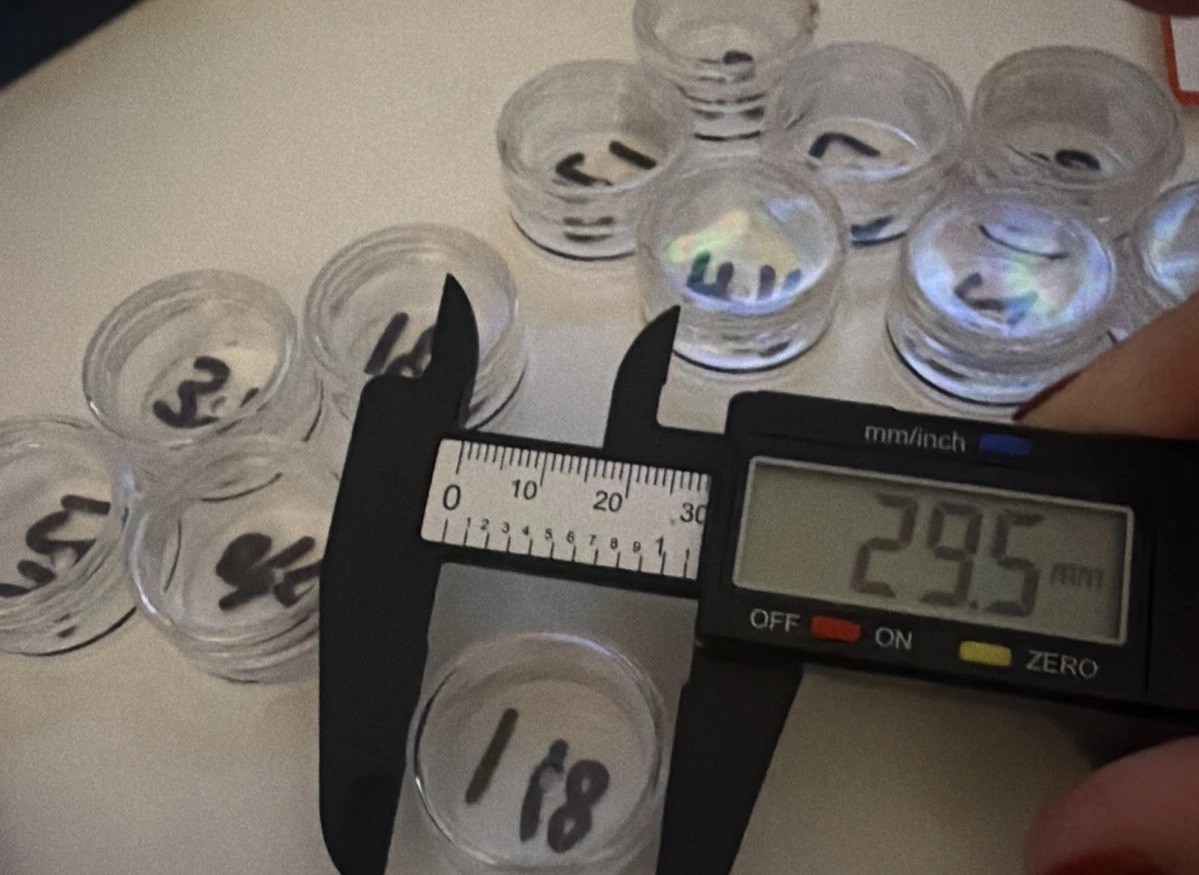 Used Clear Jars- Great For Projects Or Small item Storage (check Description)