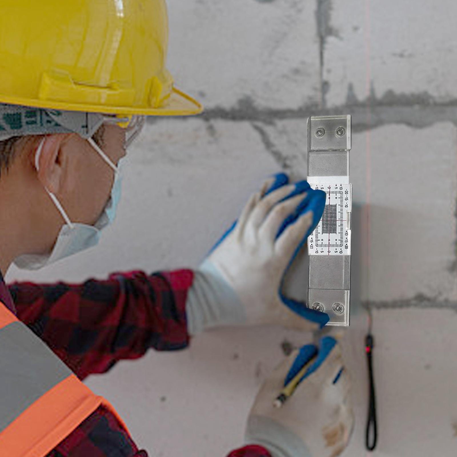 Crack Monitor Precise Read Measurement Grid Concrete Crack Monitoring Record