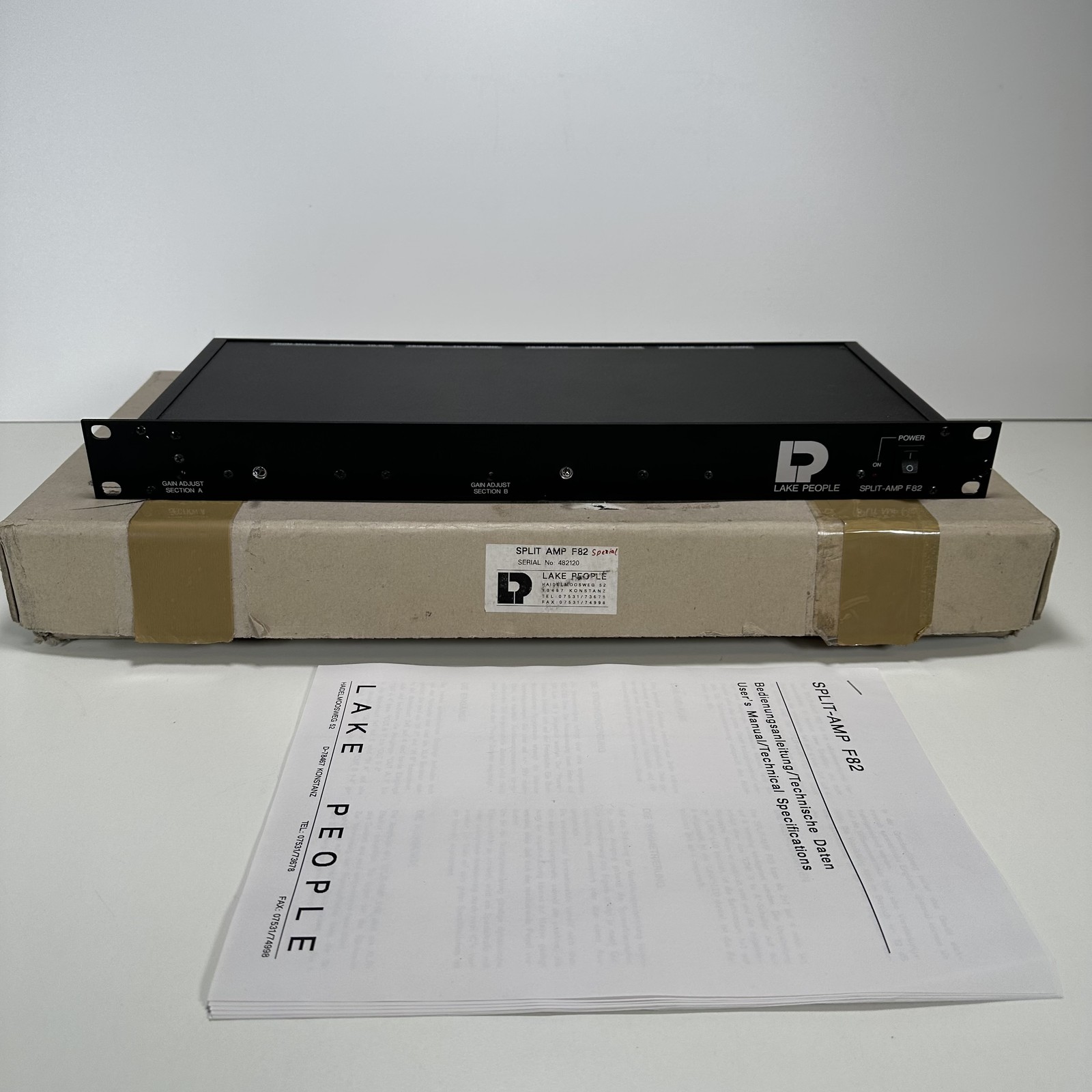 LAKE PEOPLE SYM-AMP F82 10-Channel Balancing Amplifier Amp