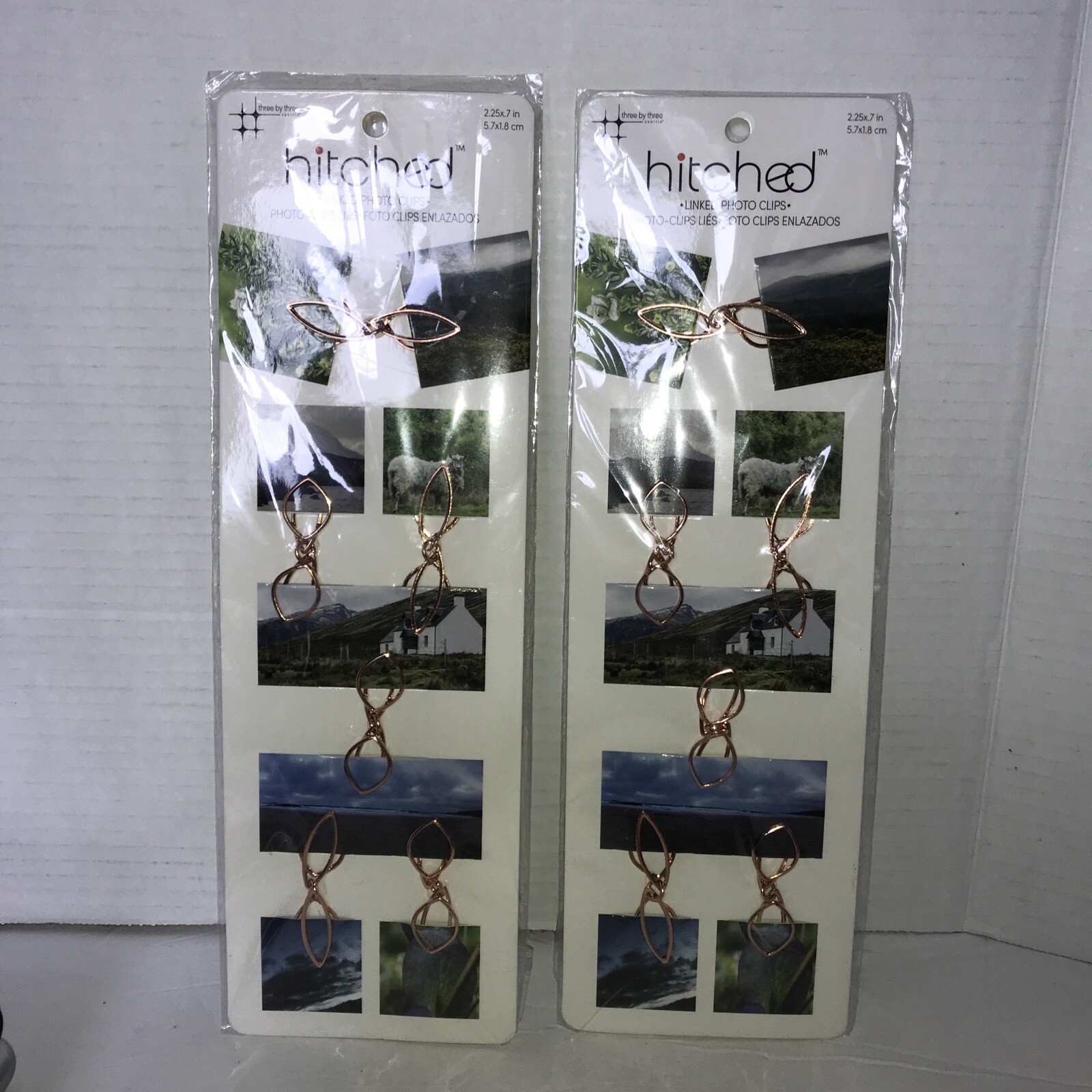 Hitched Linked Photo Clips Souvenir Family Poster Pack Of 2 Brand New