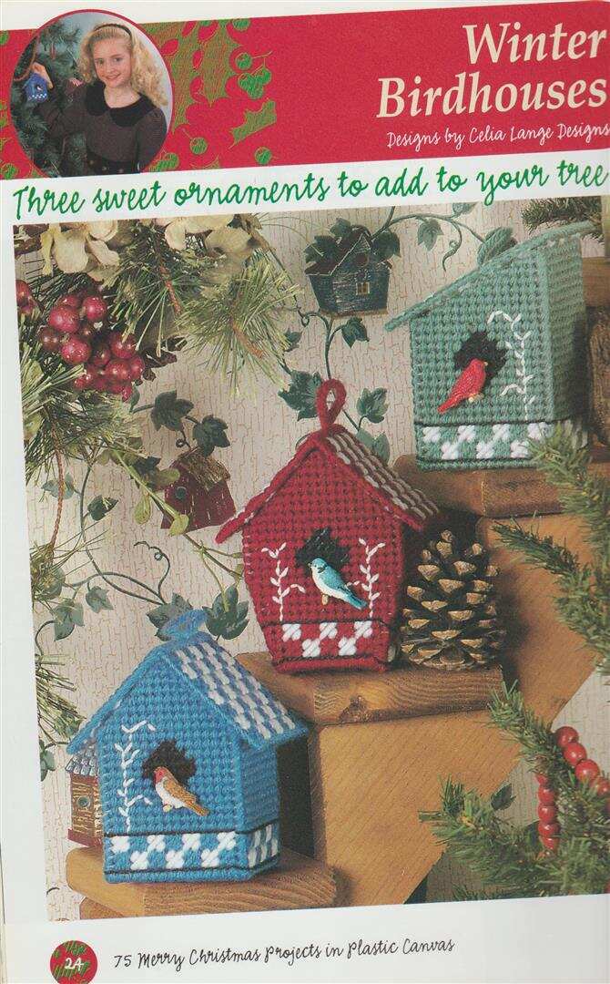 NEW HB 75 MERRY CHRISTMAS PROJECTS IN PLASTIC CANVAS