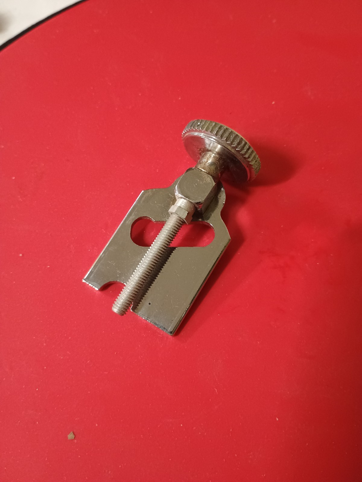 (1) VINTAGE ROGERS DYNASONIC SNARE STRAINER CAM & TENSION SCREW ASSEMBLY-MINT!