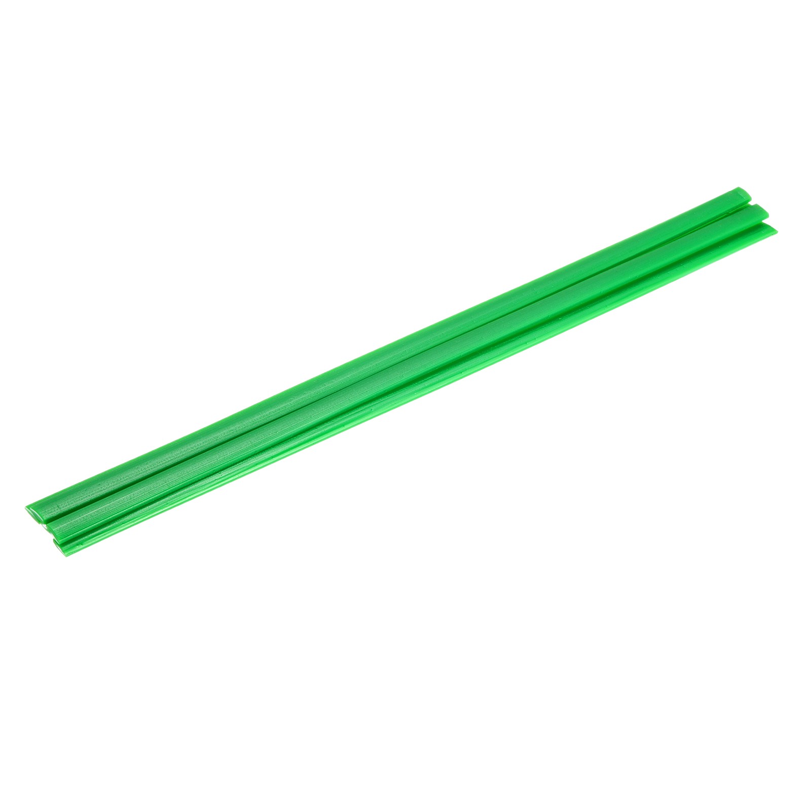 5 Pcs Green Plastic Welding Rods 9.5x330mm HDPE Flat Ribbon Plastic 0.4" x 13"
