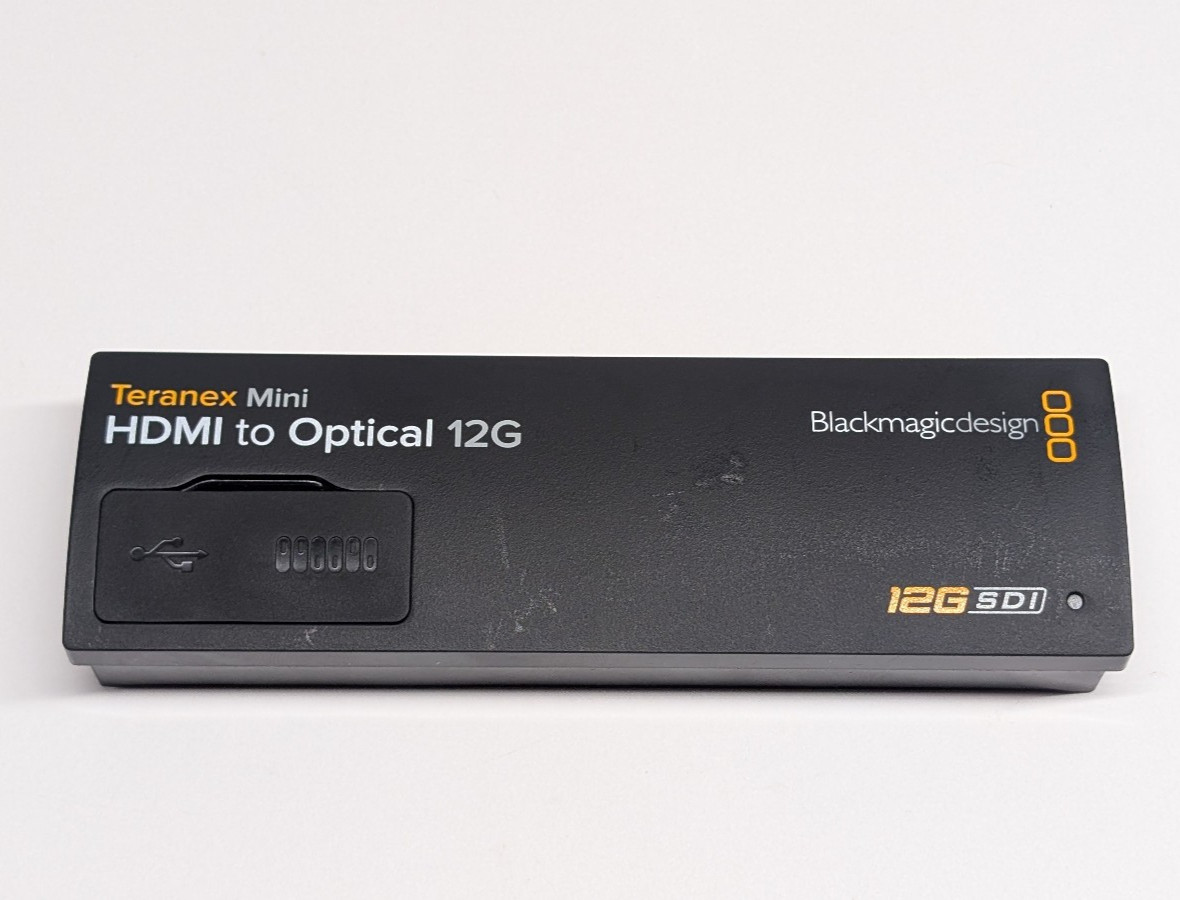 Blackmagic Design Teranex Mini HDMI to Optical 12G Front Panel Faceplate Only