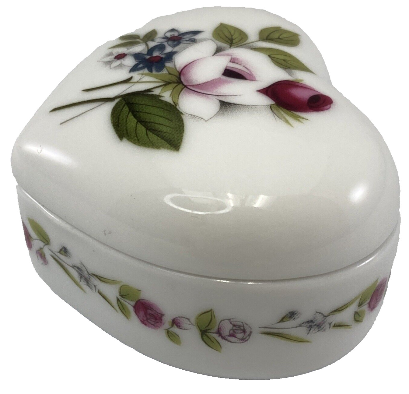 Otagiri Rose Bouquet Trinket Box