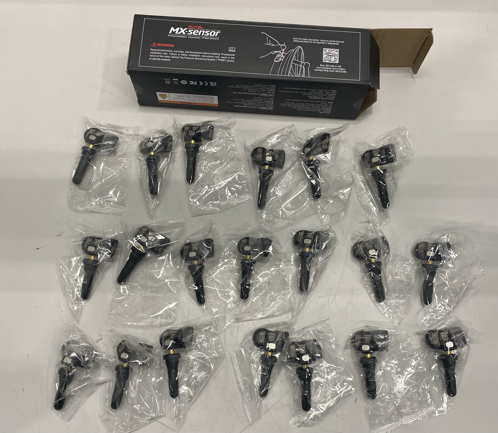 Box of 20 Autel MX-Sensor Tire Pressure Sensors 300010
