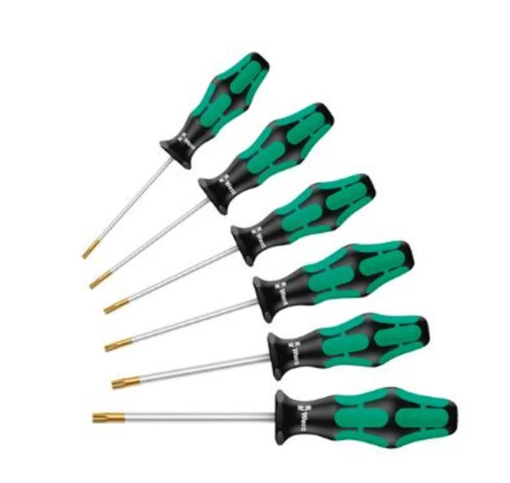 Wera Tools 367/6 Torx Hf Kraftform Plus Screwdriver Set 6Pc