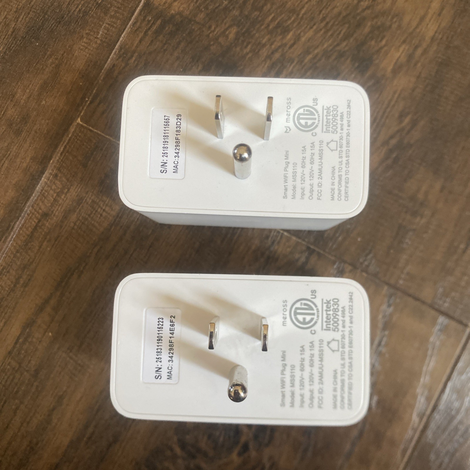 2 Meross Smart Wi-Fi Plug Mini MSS110 Alexa Google Assistant SmartThings D3-027
