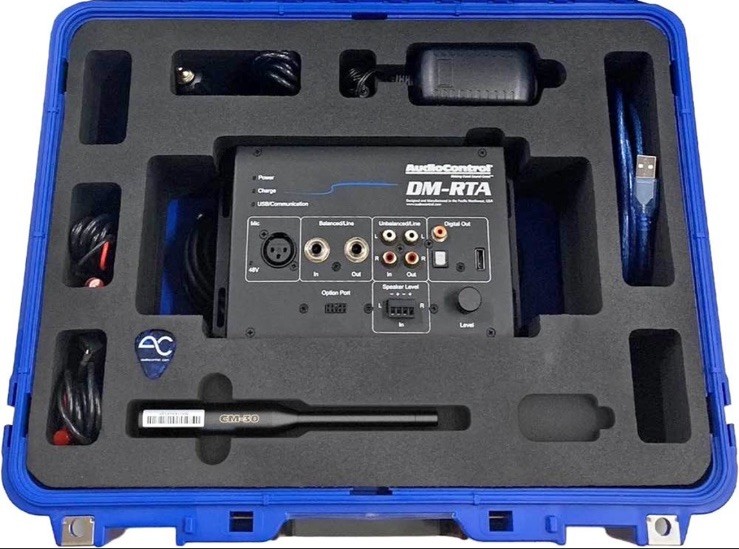 AudioControl DM-RTA Room Analysis Kit for Studio/Recording, XLR RCA 3.5mm USB BT