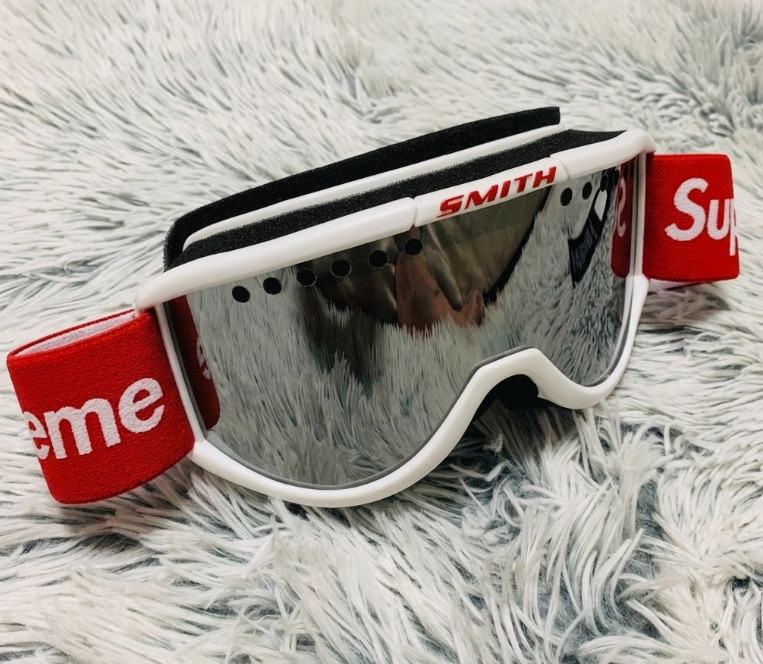 Supreme x Smith FW15 Ski Snowboard Goggles White Off-Road ATV Dirt Bike New